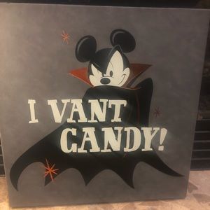 Disney Parks 2018 Mickey Mouse Halloween Sign